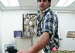 Hot guy is getting his tight gay anus