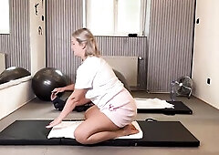 Curvy mother I'd like to fuck Banged By Large Cock In Public Gym - mother I'd like to fuck XXX