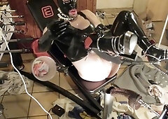 Latex sissy, extreme hardcore, amateur sissy