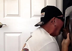 Fag, mature, gloryhole sex