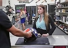 Ivy Rose rides pawndudes cock in cowgirl