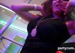 Wicked cuties get completely crazy and naked at hardcore party