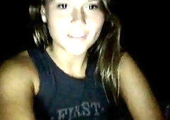 AMAZING Gamer chick First time on cam