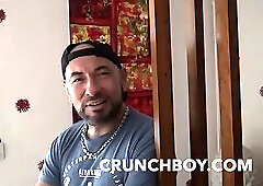 french slut creampied in jockstrap bareback by daddy master huge cock for crunchboy