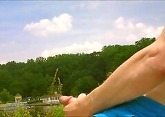 Cum in public, gay jerking, wanking