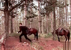 Boys sex in forest blowjob cumeating