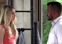 Torrid blonde Alecia Fox is making love with her horny boyfriend