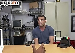 Seducing BBC gay puts dick in white ass in doggystyle