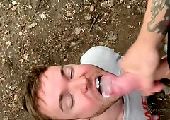 2 Sizzling Boys have Fucky-Fucky in Forest - 3rd Dude Joins in