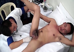 Horny medical fetish Asians Argie and CJ enjoy kinky doctor play