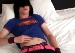 Emo-twinks, masturbating, milking