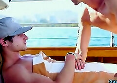 Big dick gay flip flop and facial