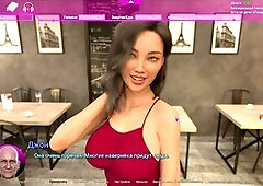 Voyeur catches Alexxxlph getting it on while she pleases herself in the bathroom