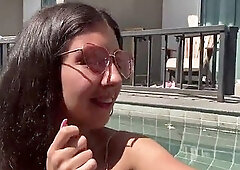 Katty West Hooks Russian Hottie in Hotel Room Unveiling Massive Cock, Cowgirl Ride Pounding and Fa
