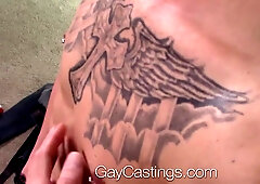 GayCastings - Audition Agent Gets Sean Christopher To Take His Dinky