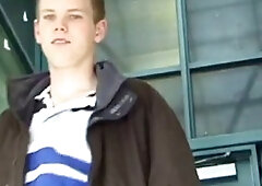 Christian jerks in Toilet