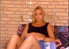 Horny blonde MILF Jeanny Bee having a wild time with a big cock in her pussy