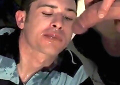 Cum and piss from his buddies 3