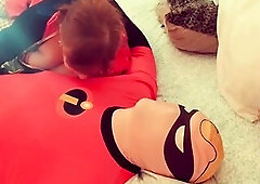 Granny Supergirl Sucks Mr. Incredible