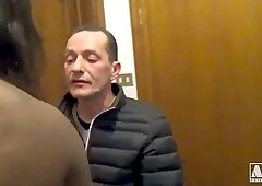 Italian brunette takes a thick uncircumcised cock deep in every position at home