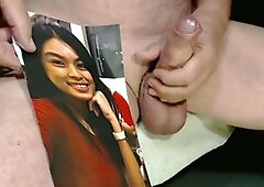 Cum tribute, with girl, tributes