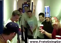 Hazing for naked straight in gay fraternity