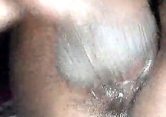 Ebony, wearing some hot underware, get it on with 2 well-hun dudes in this hawt FMM double penetration 3some , her snatch getting a vigorous banging t