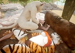 Steamy feline threesome: A purr-fect Patreon request fulfilled!