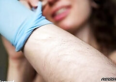 Wildly shaggy arms and Hirsute pits tease