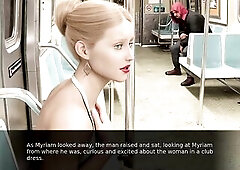 Project Myriam - Subway Pervert - CG game, HD, 60 FPS - Zorlun