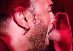 Sex shop oral and lots of orgasmic glee here