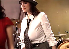 Lesbians Smoke and play