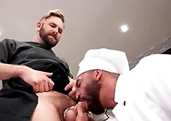 Fisting Central - Dominic Pacifico together with Josh Mikael wearing boots fisting