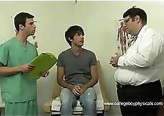 Slim Guy Gets Examined By Doctors