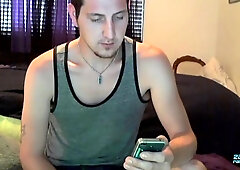 Super hot White Guy Display Cases His Fresh Fucktoys