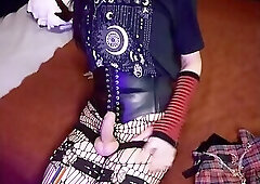 Goth Femboy Masturbates for Valentines Day
