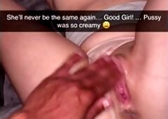 Snow Bunny - Blonde College Slut Gets 7 Inches Of Thick Bbc Deep In Her Tight Creamy Pussy