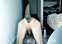 Extreme anal fisting and dildo insertion