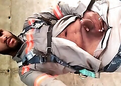 Gay men, gay solo masturbation, outdoor