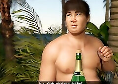 k white wife on vacation likes a very long ebony johnso