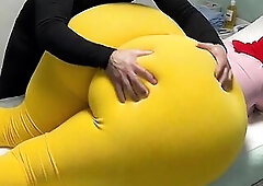 My mother in law is a older woman with a biggest wet butt. I give her a complete oil massage with peculiar attention to her heavy round ass. That babe