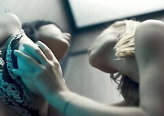 Slutty Blond Beauty Seduces Brunette hair At Dressing Room - Sexy Lesbo Sex Previous to Unbirth VORE TRAILER