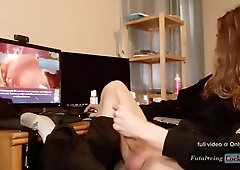 Autistic T-girl Chaser Reads Tales Of Androgyny Out Loud While Masturbating