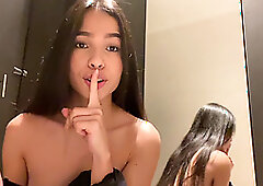 I was caught in the store's tester squirting, cumming everywhere