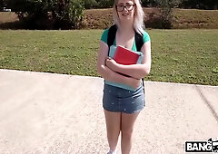 Busty Nerdy Girl Fuck For Cash