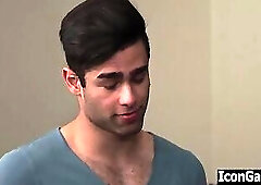 Hot gay daddy fucks his y. boyfriend