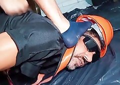 CONSTRUCTION EMPLOYEE PAINTER HANDED THE large PICK ON THE BOSS INSPECTOR PART II