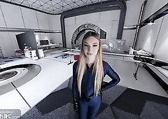 VR Conk: Hot Chick In Ripped Suit Sucks And Bangs In Cosplay Porn