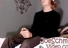 heterosexual Nimrod unclothes and shows off his dick for a gargle