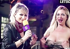 Large Bazookas Blondie Manu Magnum Lets Fortunate Fan Screw Her German Snatch In Steamy Affair - LETSDOEIT